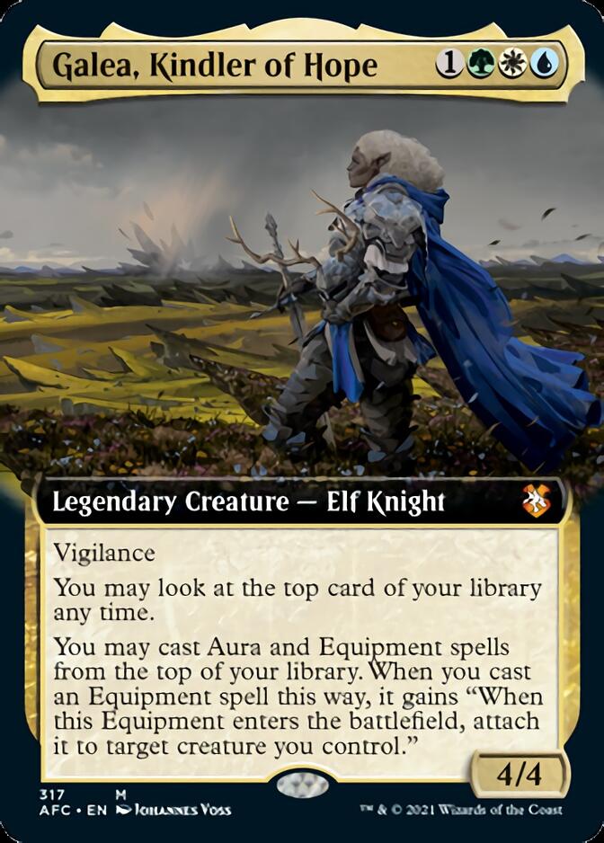Galea, Kindler of Hope (Extended Art) [Dungeons & Dragons: Adventures