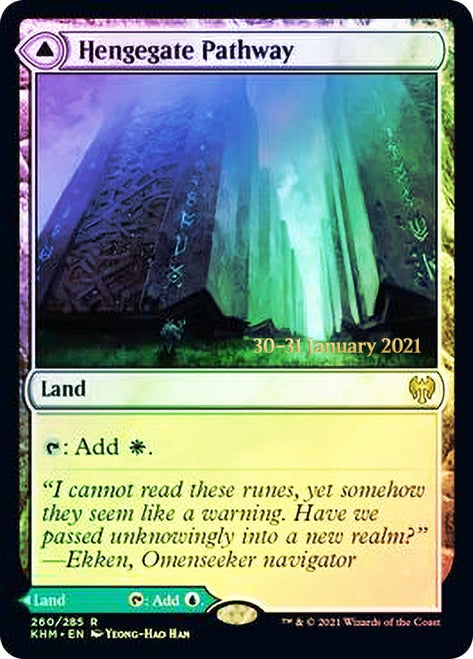 pathway cards mtg MtG: Secret Lair Searstep Pathway Land Riverglide Pathway MTG - Zendikar