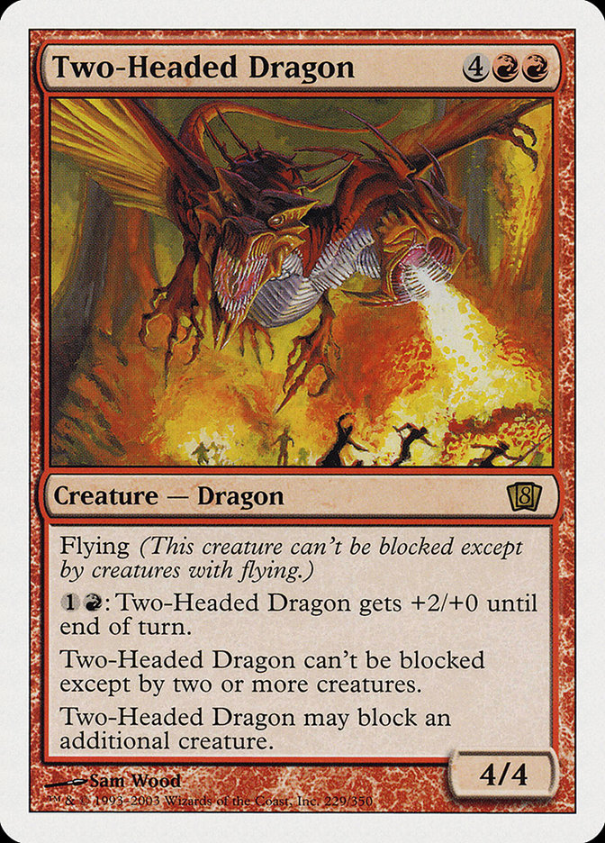 Two-Headed Dragon (Oversized) [Eighth Edition]