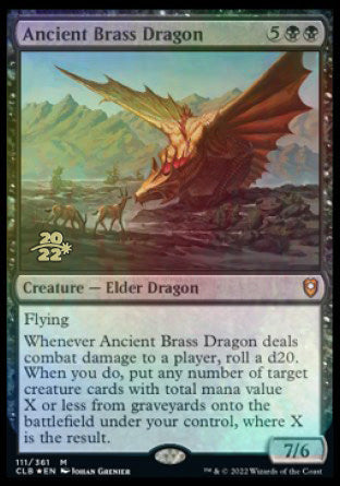 Ancient Brass Dragon (Borderless) - Commander Legends: Battle for Baldur's  Gate - Magic: The Gathering