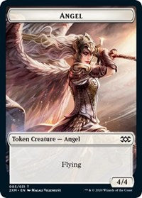 Angel // Elephant Double-sided Token [Double Masters]