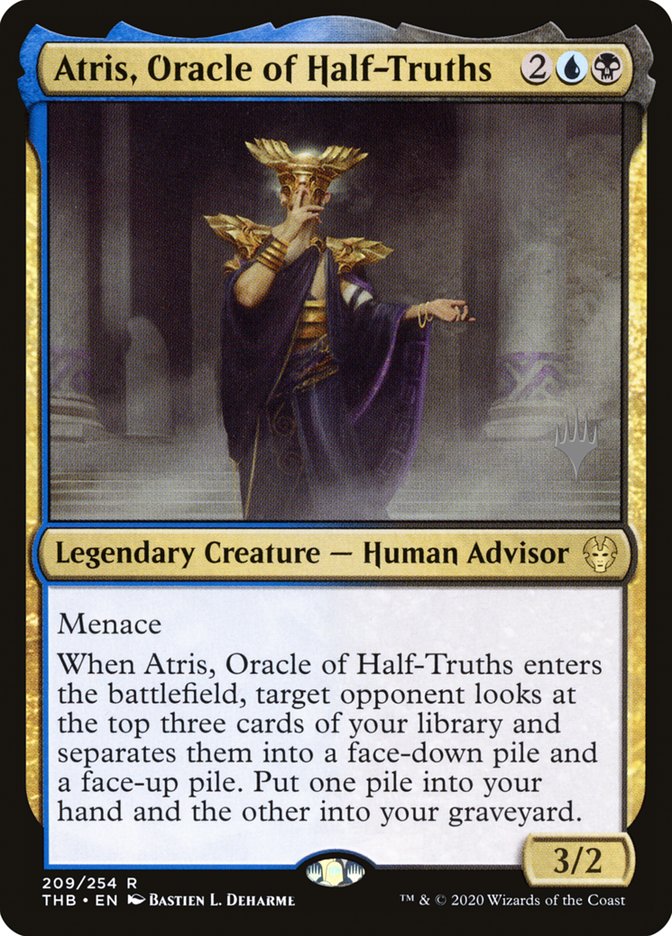 Atris, Oracle of Half-Truths (Promo Pack) [Theros Beyond Death Promos]