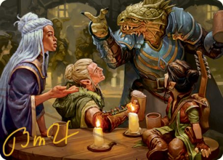mtg dungeons and dragons art cards Exclusive: Iconic & Reimagined As Magic: The Gathering You Meet in a Tavern