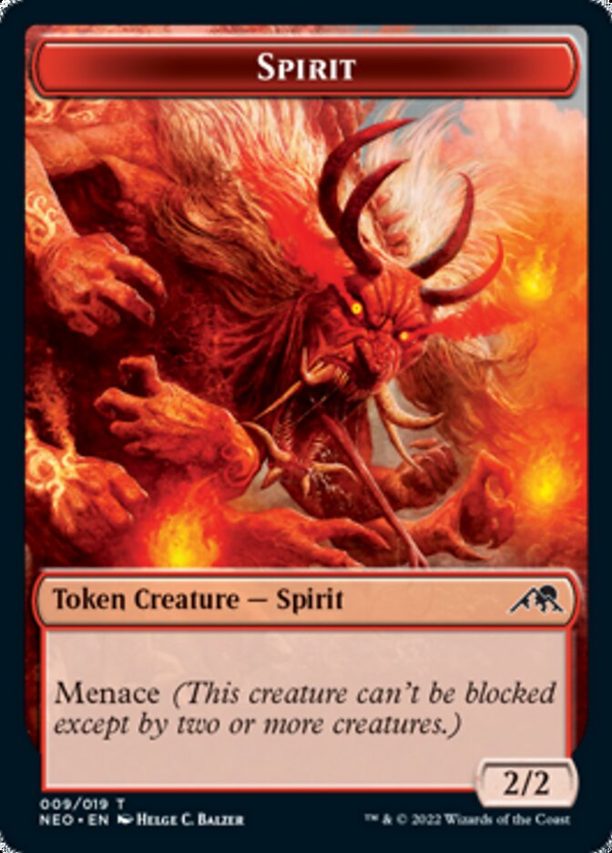 Smoke Blessing // Spirit (009) Double-Sided Token [Kamigawa: Neon Dyna Smoke Blessing // Spirit (009) Double-Sided Token [Kamigawa: Neon Dyna