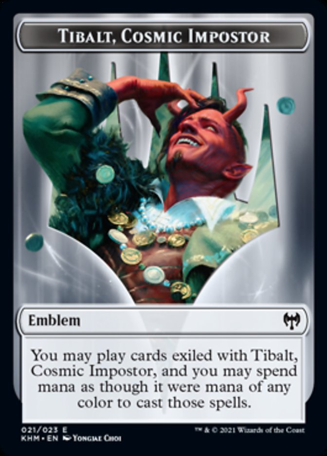 mtg tibalt cards Kaldheim 100+ Deck Box Featuring Tibalt, Cosmic Imposter for Magic: The Gathering Blooded deals damage equal to the number of cards in target players hand to that player. Buy Tibalt, Cosmic Impostor Art