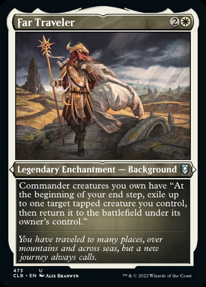 Far Traveler (Foil Etched) [Commander Legends: Battle for Baldur's Gat