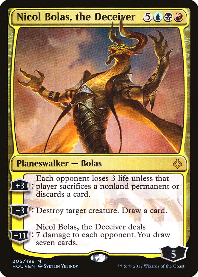 nicol bolas cards mtg Magic: the Gathering - Bolas, Planeswalker (199) Elder Dragon Nicol Bolas