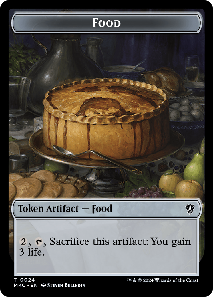mtg murders at karlov manor clue cards Clue // Food Double-Sided Token [Murders at Karlov Manor Commander Tok