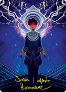 Brainstorm Art Card (Gold-Stamped Signature) [Strixhaven: School of Mages Art Series]