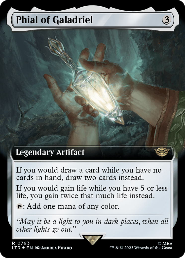 Phial of Galadriel (Extended Art) (Surge Foil) [The Lord of the Rings: Tales of Middle-Earth]