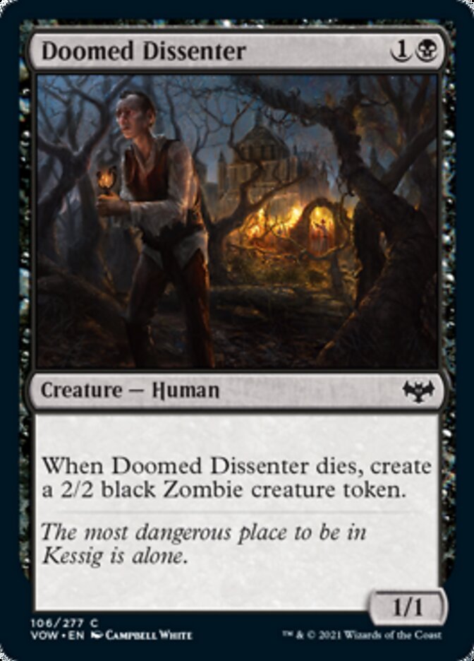 Doomed Dissenter [Innistrad: Crimson Vow]