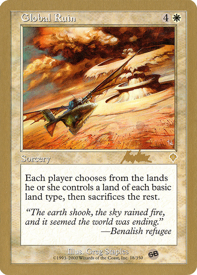 brian kibler mtg card 7th Edition Rare Karplusan Forest #336 Add R or G to your mana pool Mtg Brian Kibler Championship Deck