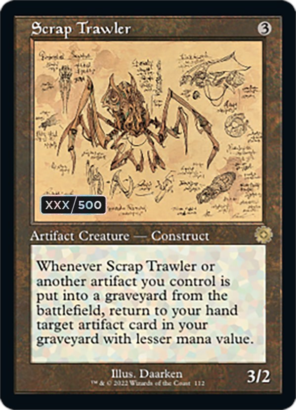 Scrap Trawler (Retro Schematic) (Serialized) [The Brothers' War Retro Scrap Trawler (Retro Schematic) (Serialized) [The Brothers' War Retro