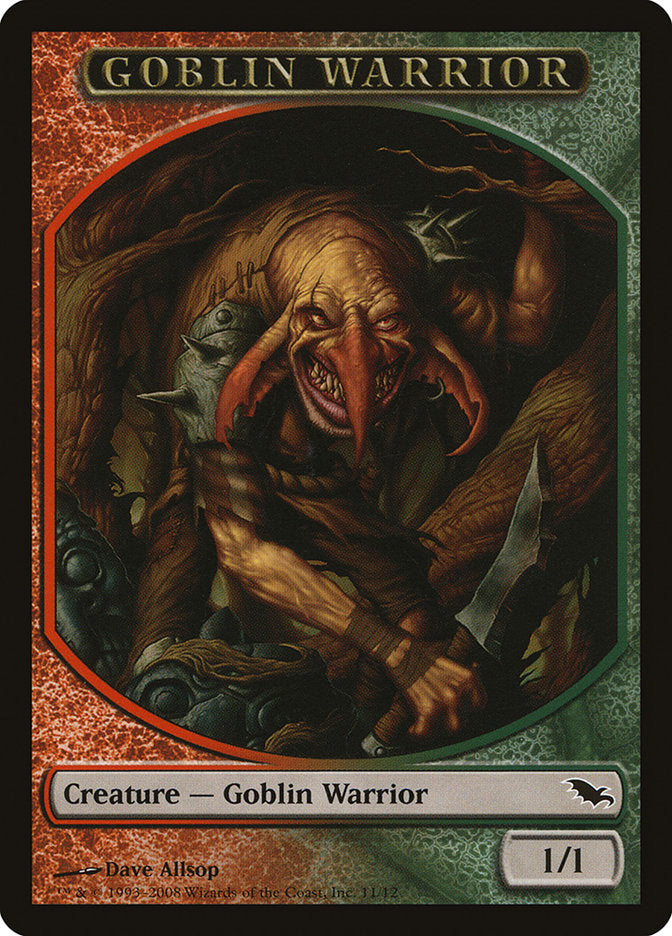 Goblin Warrior Token [Shadowmoor Tokens]