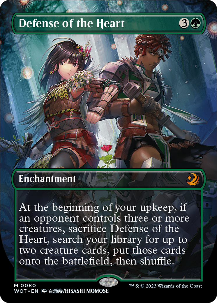 Defense of the Heart (Anime Borderless) [Wilds of Eldraine: Enchanting