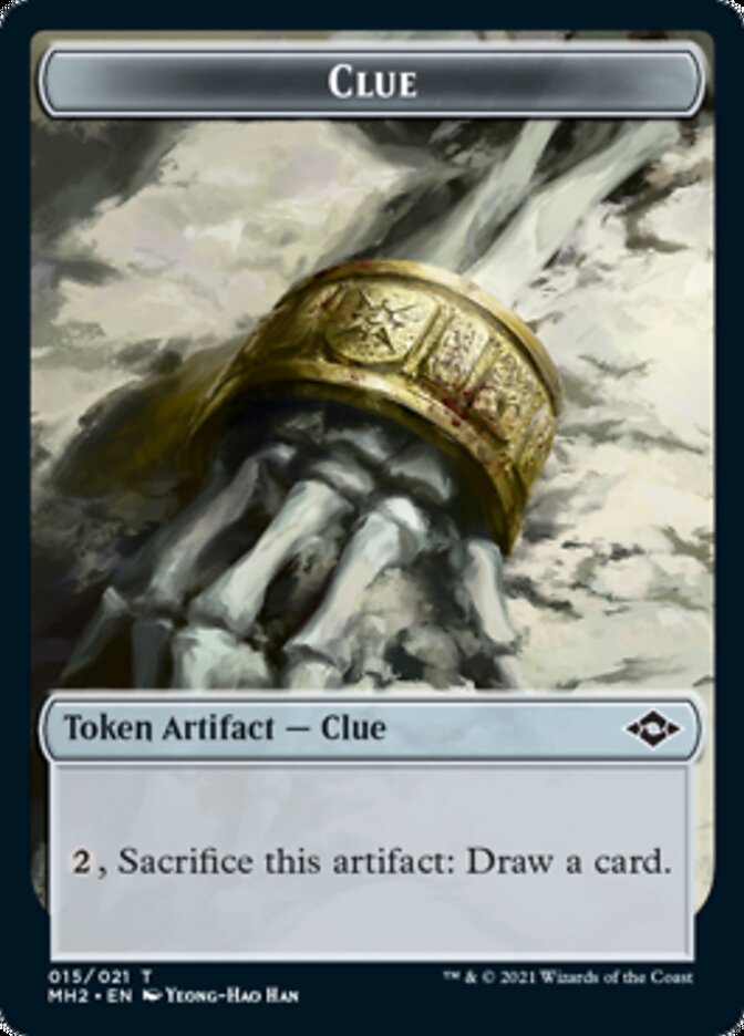 most expensive black mtg cards Clue (15) // Crab Double-Sided Token [Modern Horizons 2 Tokens]