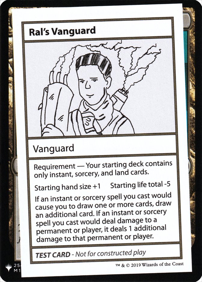 Ral's Vanguard [Mystery Booster Playtest Cards]