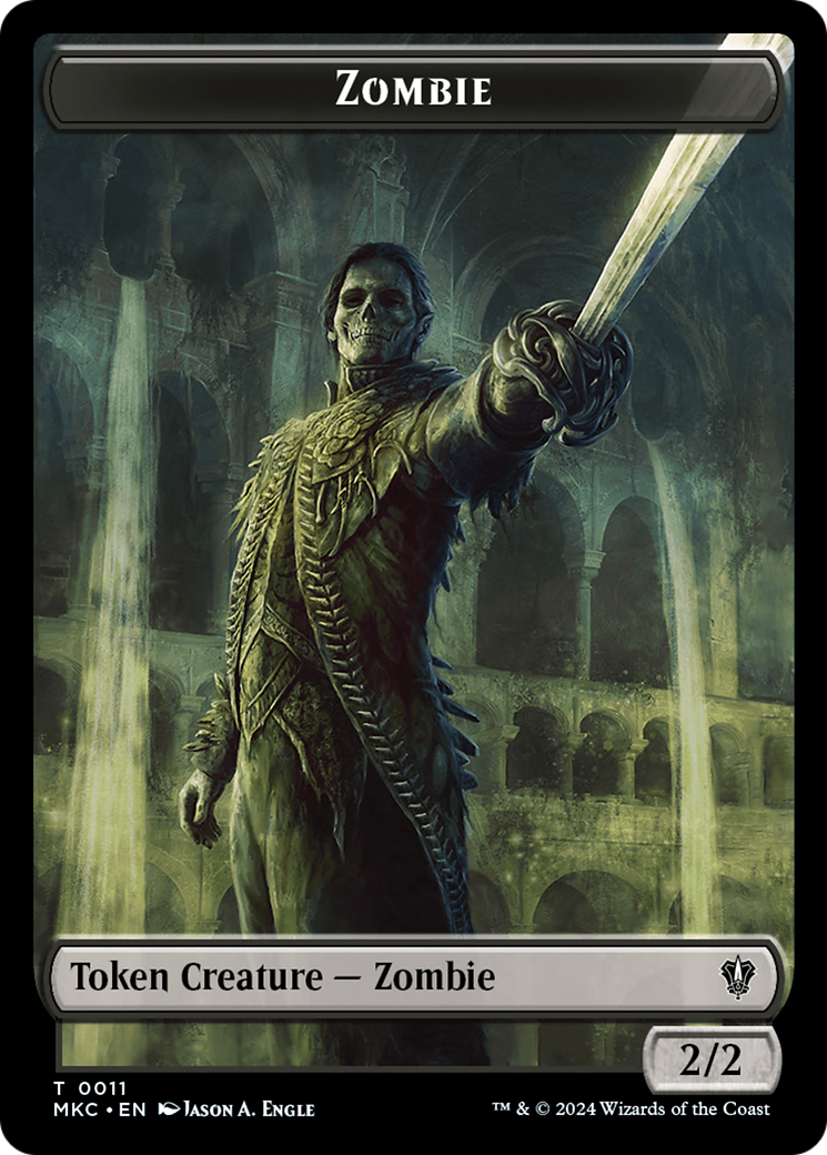 City's Blessing // Zombie Double-Sided Token [Murders at Karlov Manor City's Blessing // Zombie Double-Sided Token [Murders at Karlov Manor