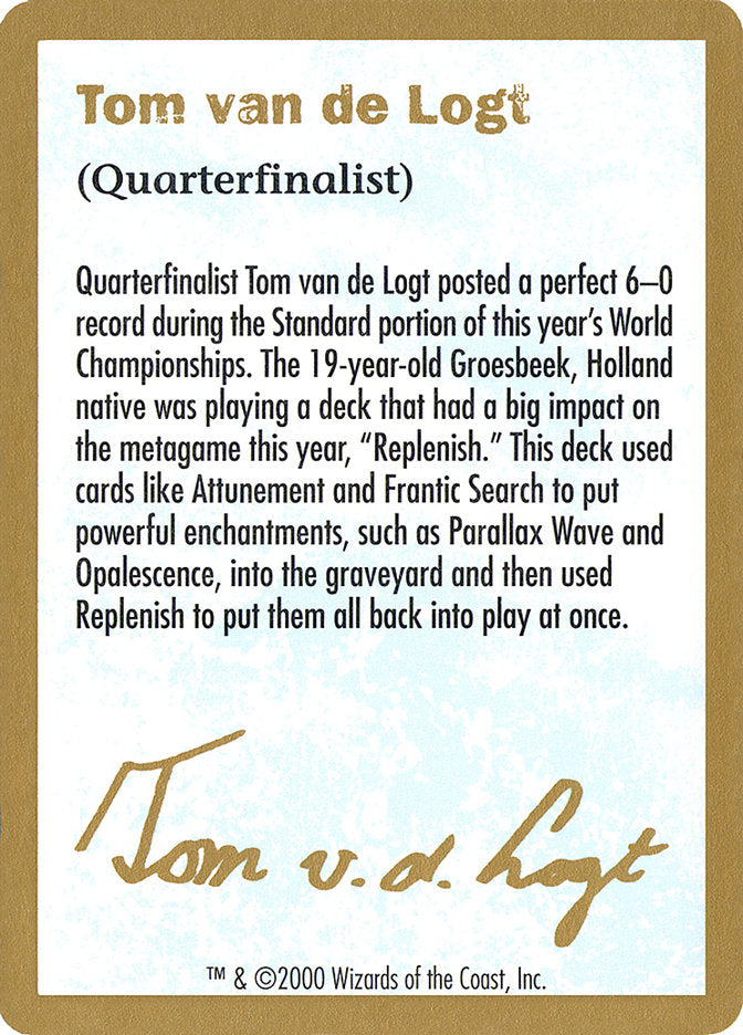Magic the Gathering World Championship Deck Brussels 2000