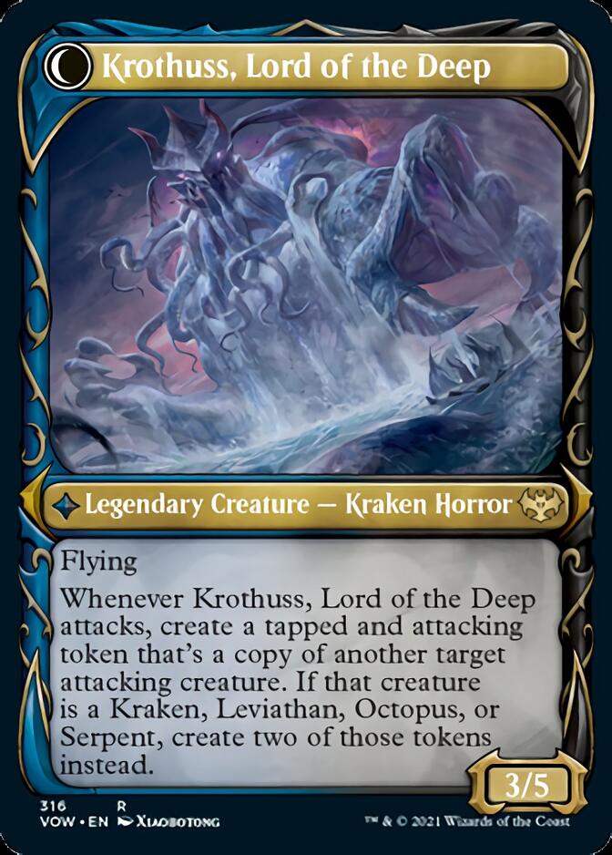 mtg runo stromkirk commander deck EDH Deck 100 Magic Cards Custom Deck Sea Creatures Dimir At the beginning of your upkeep Runo Stromkirk // Krothuss, Lord
