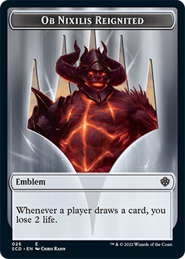 mtg ob nixilis commander deck Ob Nixilis, Captive Kingpin Death by a Thousand Pings Magic MTG Commander Deck