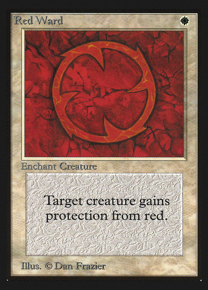 mtg protection from red cards Circle of Protection: - Enchantment - All cards will be carefully packed for safe transit mtg protection from red cards