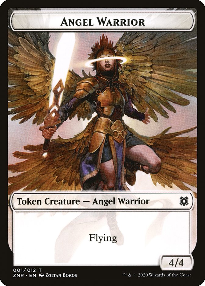 mtg angel token cards ANGEL TOKEN Zendikar MTG Magic the Gathering Cards DJMagic