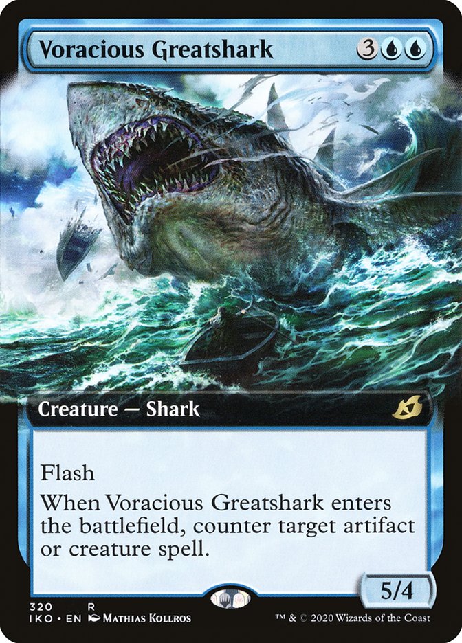 Voracious Greatshark (Extended Art) [Ikoria: Lair of Behemoths]