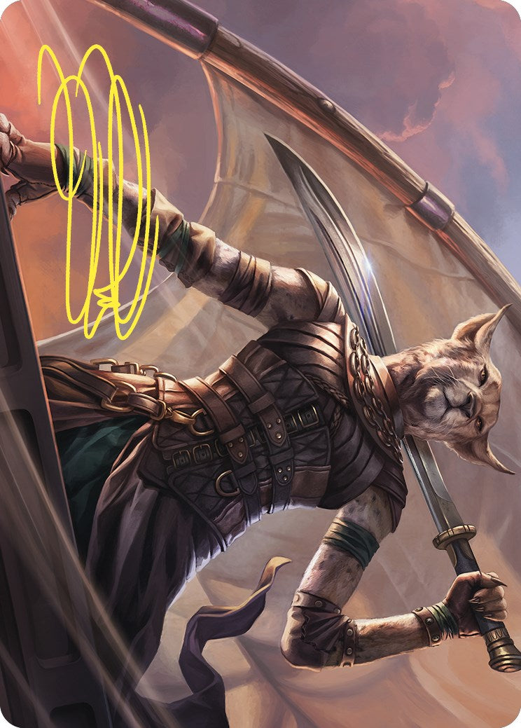 Mirri, Weatherlight Duelist Art Card (Gold-Stamped Signature) [Command Mirri, Weatherlight Duelist Art Card (Gold-Stamped Signature) [Command