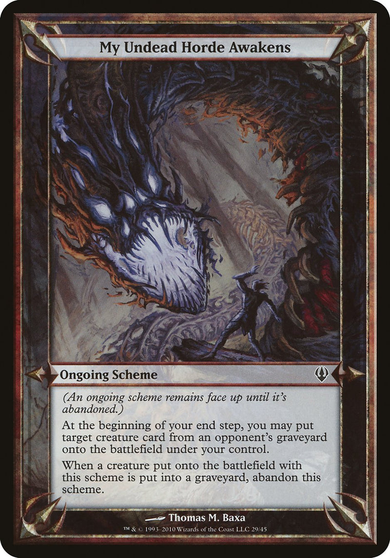 mtg arch enemy cards Archenemy Scheme (20ct) Twenty Sided Headed Giantstyle. Magic The Gathering Archenemy Scheme