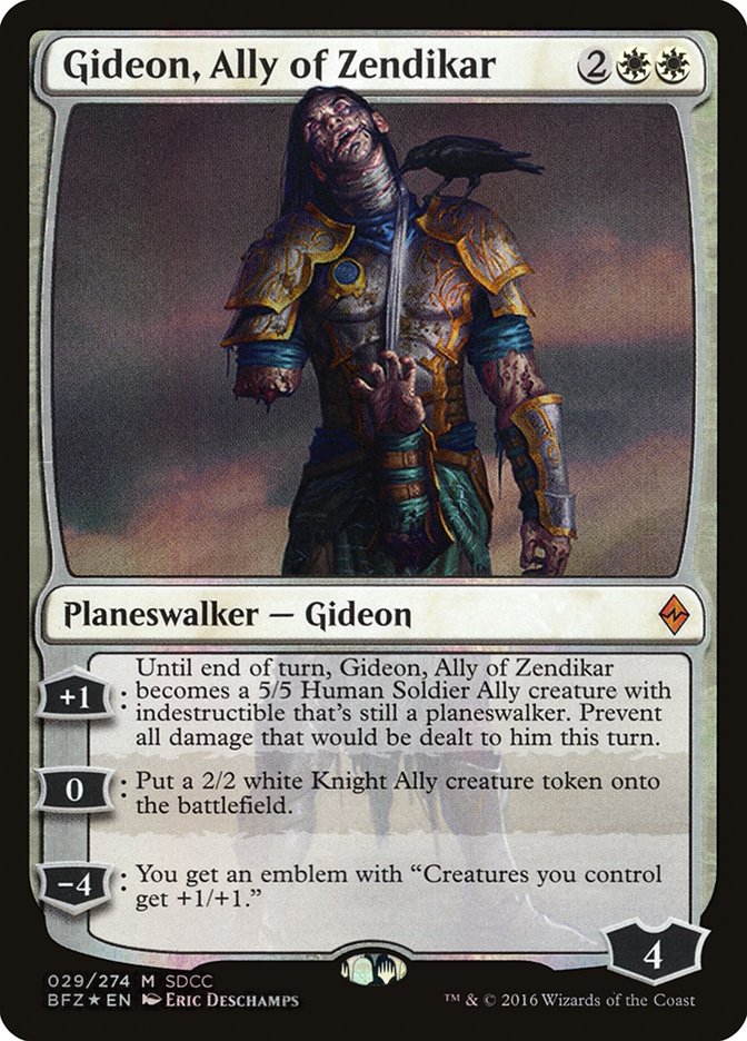 mtg gideon cards Magic The Gathering - War of The Spark - Blackblade you play the role of a planeswalker who fights other planeswalkers for glory Gideon's Reproach - LaughingDragonMTG