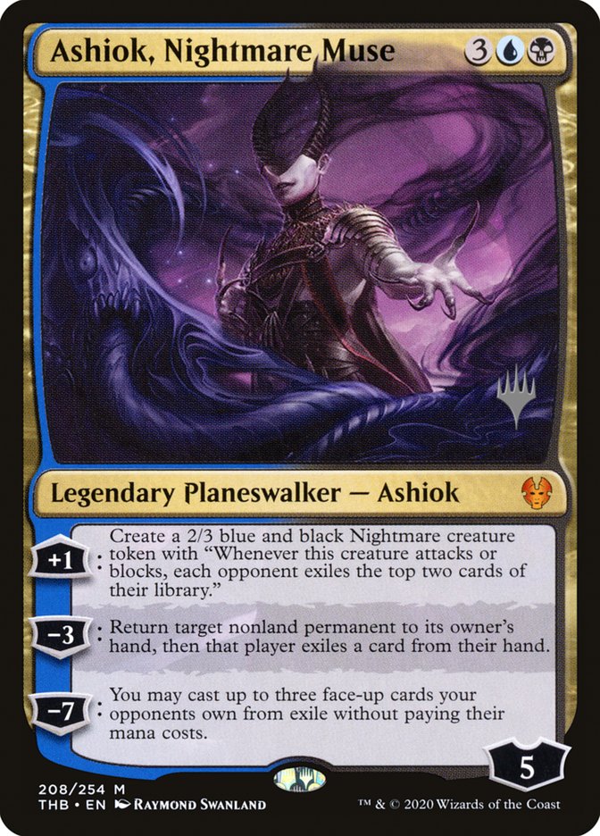 Ashiok, Nightmare Muse (Promo Pack) [Theros Beyond Death Promos]