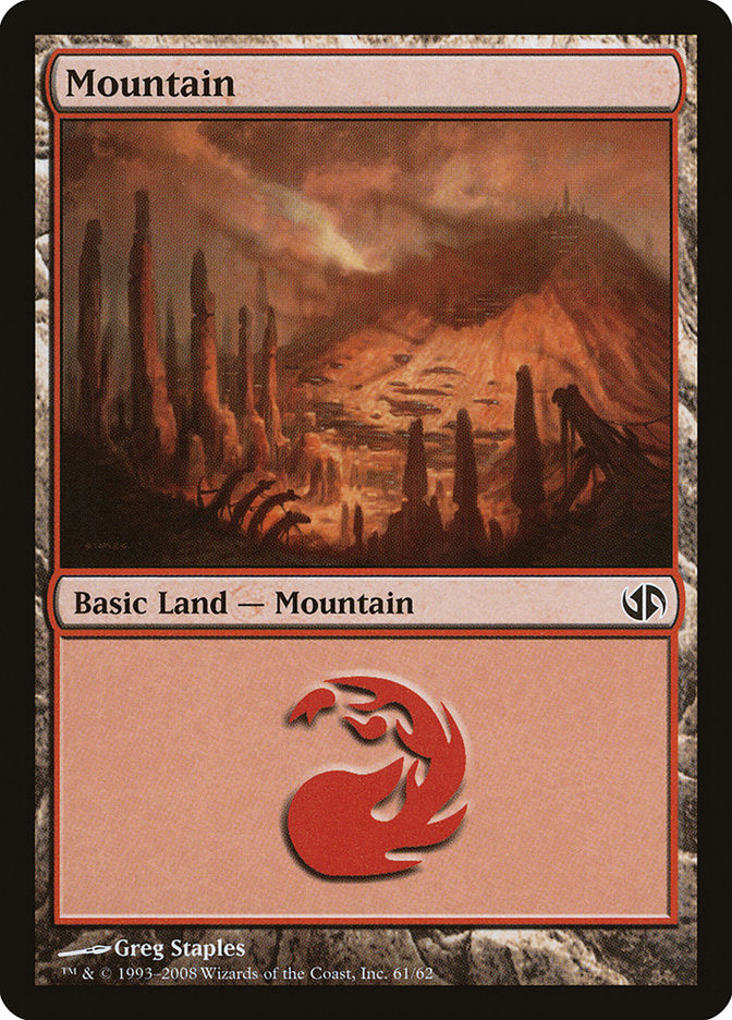 Mountain (61) [Duel Decks: Jace vs. Chandra]