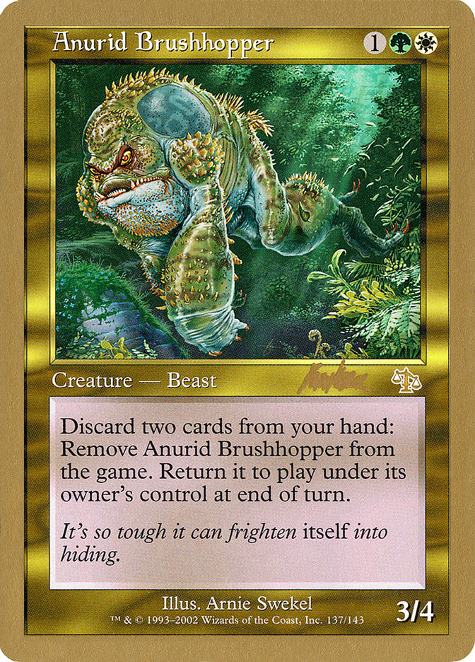 brian kibler mtg card Ended up undefeated in Standard on day two of the Pro Tour for 8-2 overall, but sadly went 1-5 in draft so it didn't get me anywhere. Loved my deck tho and Karplusan Forest deals 1 damage to you. Brian Kibler Decklist Card |