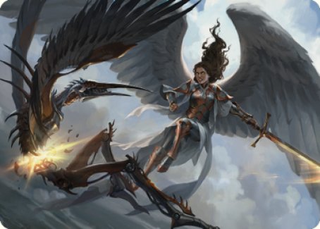 mtg d&d art cards Aetherdrift: Magic The Gathering CatDirty Modern Horizons 2 Art Series Type Tori D'Avenant, Fury Rider |