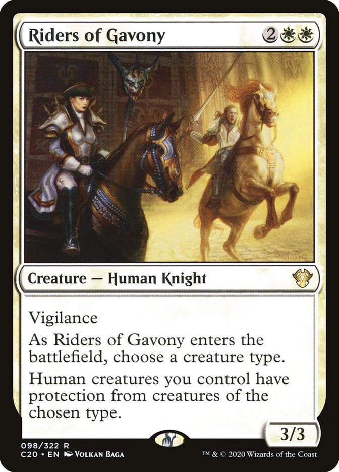 Riders of Gavony [Commander 2020]