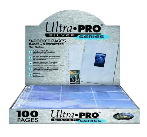 Ultra Pro Silver Series 9-Pocket Page for Standard Size Cards