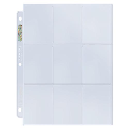 Ultra Pro Silver Series 9-Pocket Page for Standard Size Cards