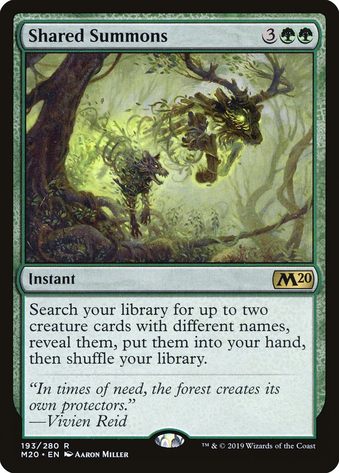 green search cards mtg What green sorceries, instants, and enchantments can find creatures in a mono green Magic: The Gathering deck?