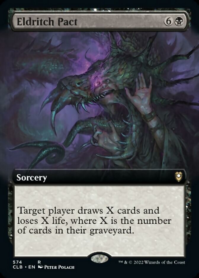 Eldritch Pact (Extended Art) [Commander Legends: Battle for Baldur's G Eldritch Pact (Extended Art) [Commander Legends: Battle for Baldur's G