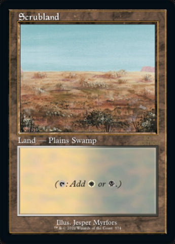 MTG Scrubland 30th Anniversary Edition