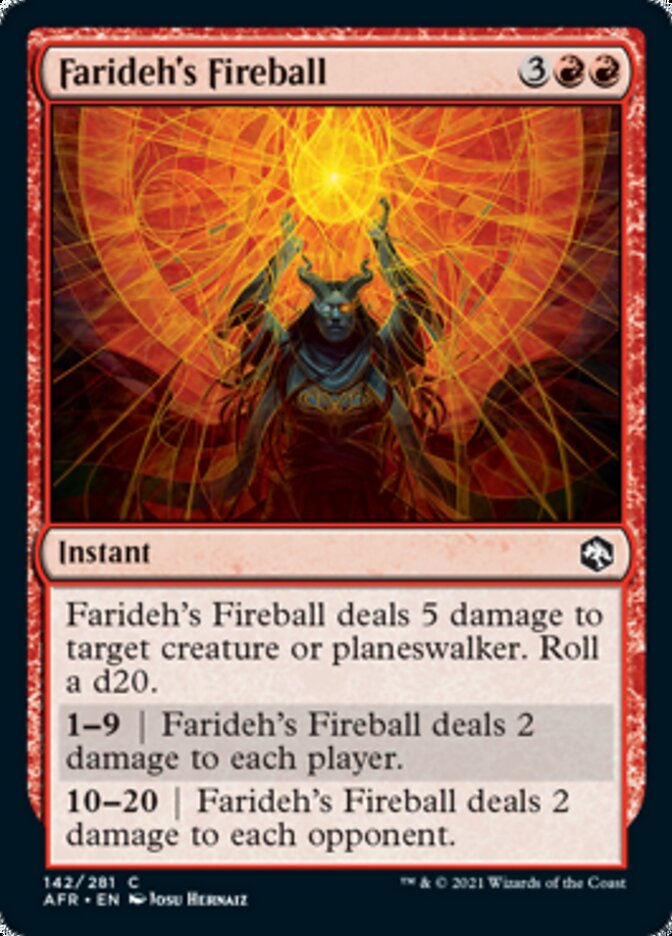 Farideh's Fireball [Dungeons & Dragons: Adventures in the Forgotten Re