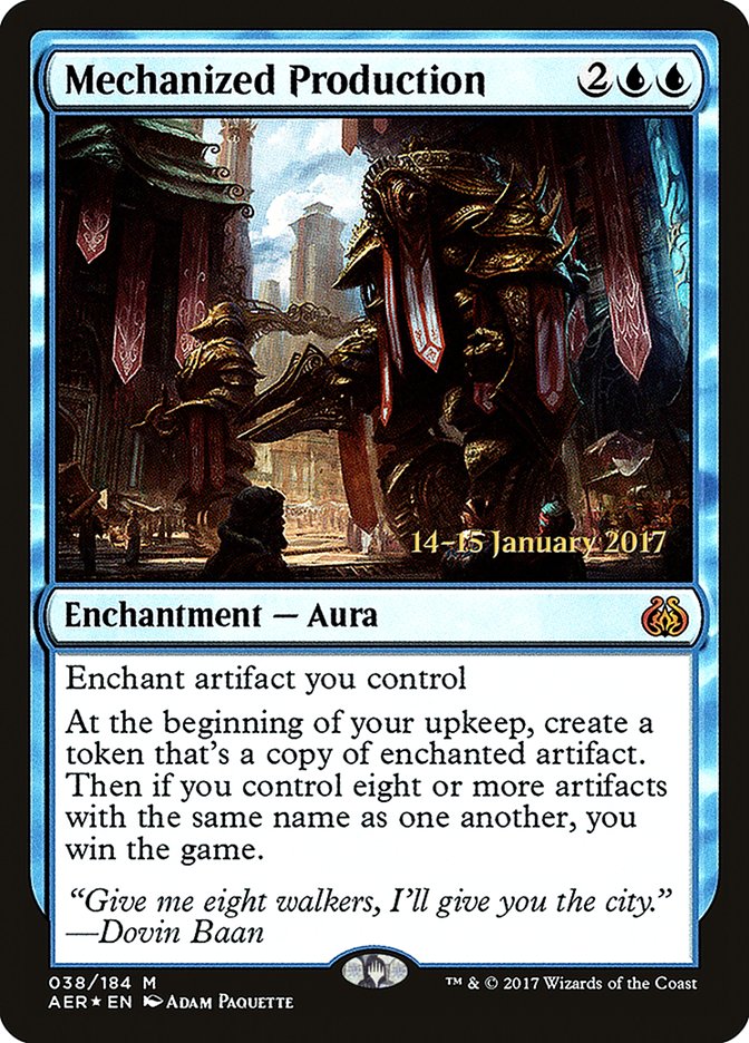 Mechanized Production [Aether Revolt Prerelease Promos]