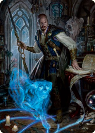 mtg dungeons and dragons art cards dnd Adventures in the Forgotten Realms Art Cards Magic Missile Art Card [Dungeons