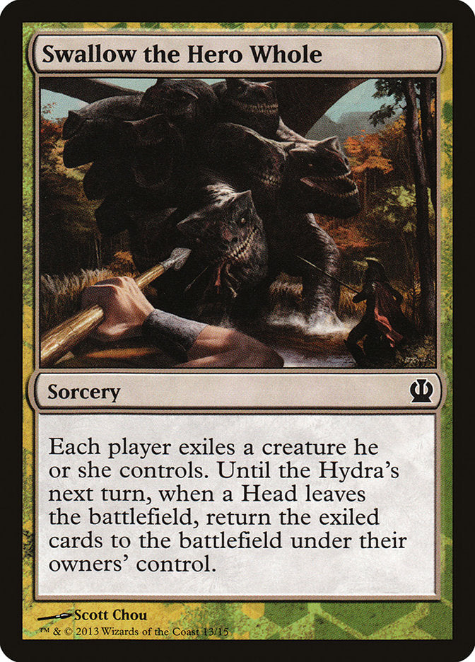 mtg theros hero cards Beyond Death Even the divine has a place on your battlefield Fabled Hero ~ Heavily Played