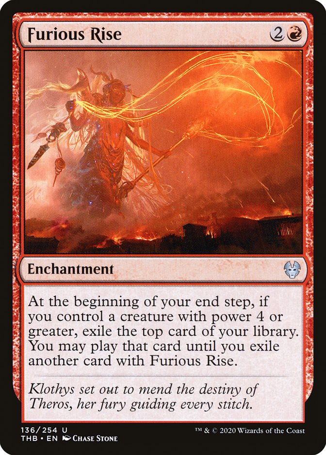 Furious Rise [Theros Beyond Death]