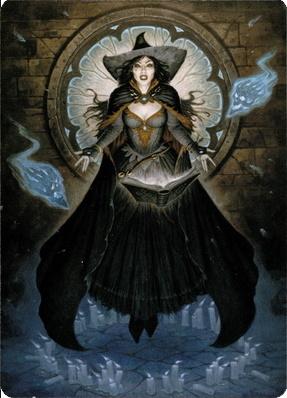 mtg baldur's gate art cards Tasha, the Witch Queen Art Card (76) [Commander Legends: Battle for Ba