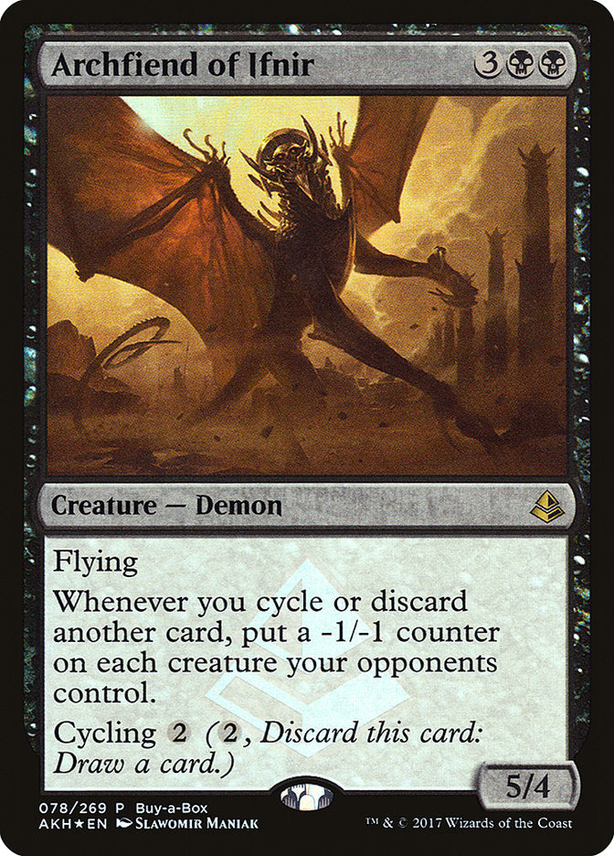 mtg amonkhet card prices Magic The Gathering Planeswalker Decks Set - 150 Cards Start your engines Archfiend of Ifnir (Buy-A-Box) [Amonkhet