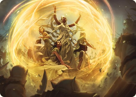 lotr mtg art cards Heroic Intervention Art Card [The Lord of the Rings: Tales of Middle-e