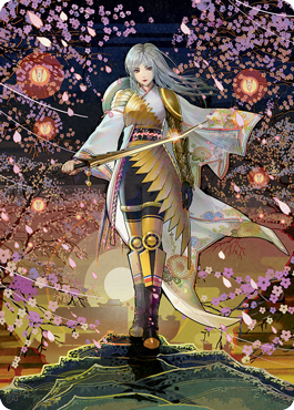 The Wandering Emperor 2 Art Card [Kamigawa: Neon Dynasty Art Series]